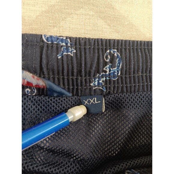 Polo Sport Ralph Lauren Mens XXL Swim Trunks Seahorse Print Drawstring Shorts - Picture 8 of 10